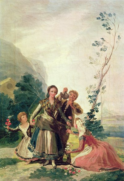 Primavera o la venditrice di fiori, 1786 da Francisco de Goya